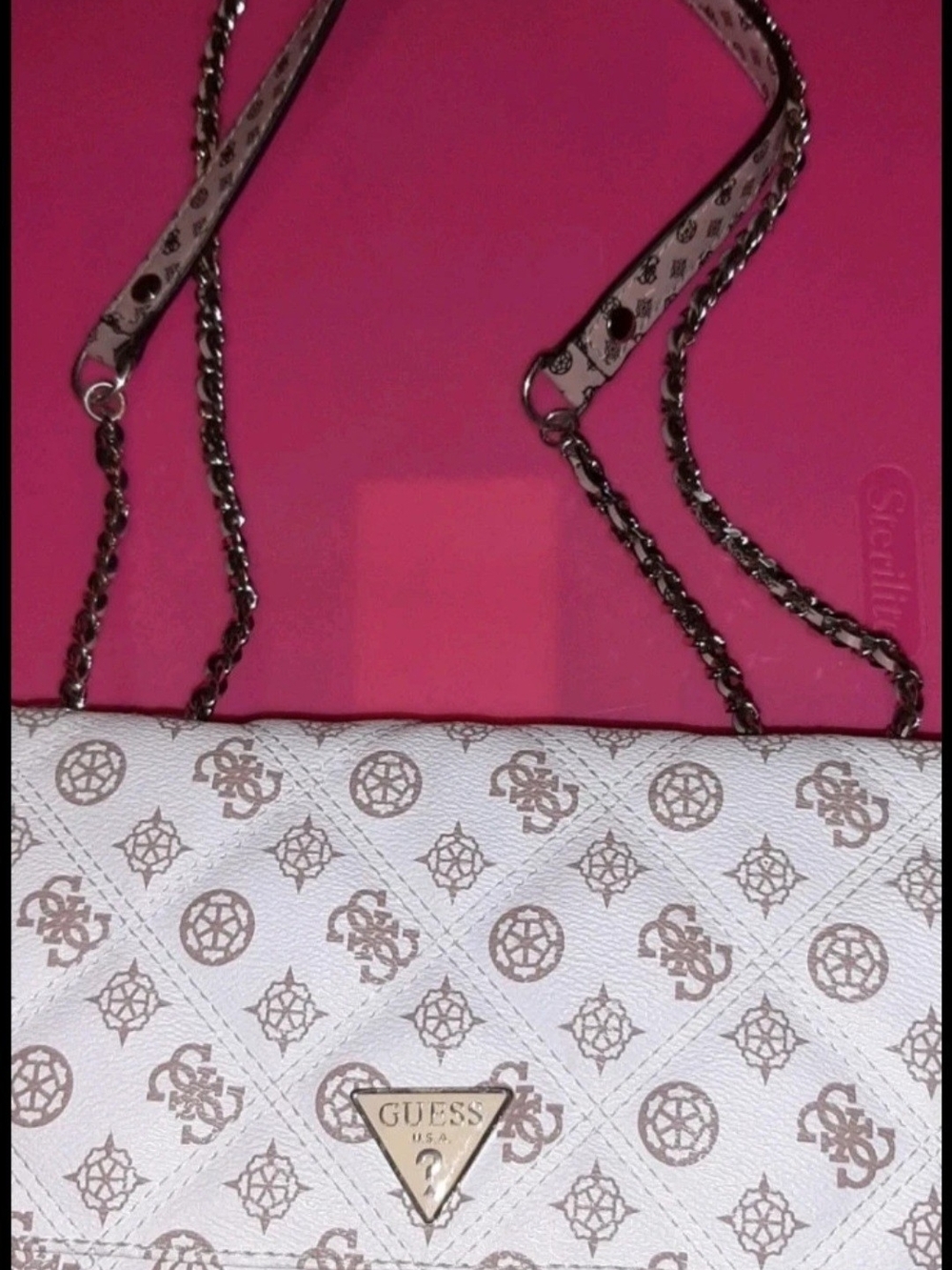 GUESS PG767921 Cessily Mocha Convertible Crossbody Bag EUC - Picture 10 of 16